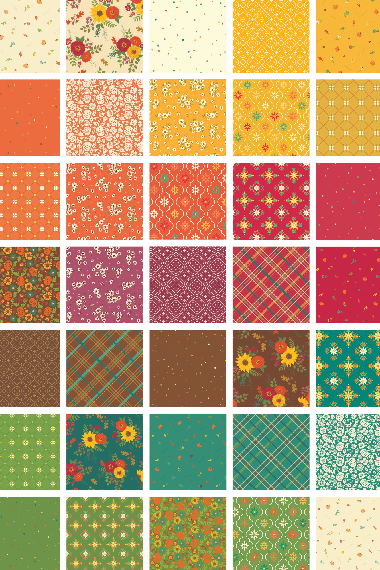 菜花ページ Zinnia Seeds PDF Pattern | Anka's Treasures